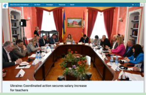 На сайті Інтернаціоналу освіти – про спільні дії на підтримку українських учителів